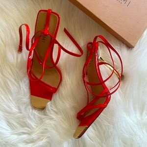 Red Patent Stiletto Heels